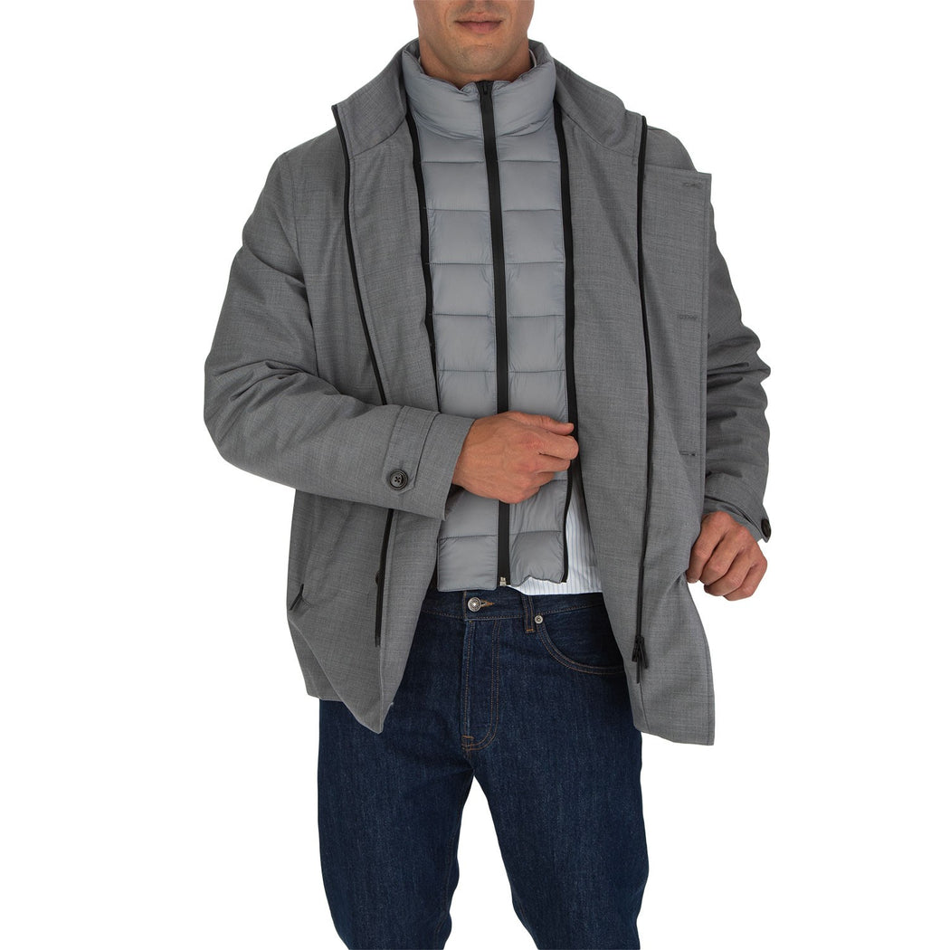 MERINO HE2440064  GRIGIO MELANGE