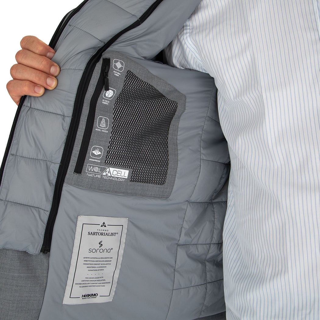 MERINO HE2440064  GRIGIO MELANGE