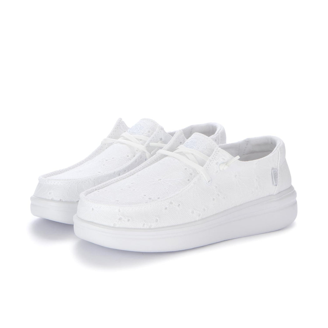 WENDY RISE EYELET  BIANCO