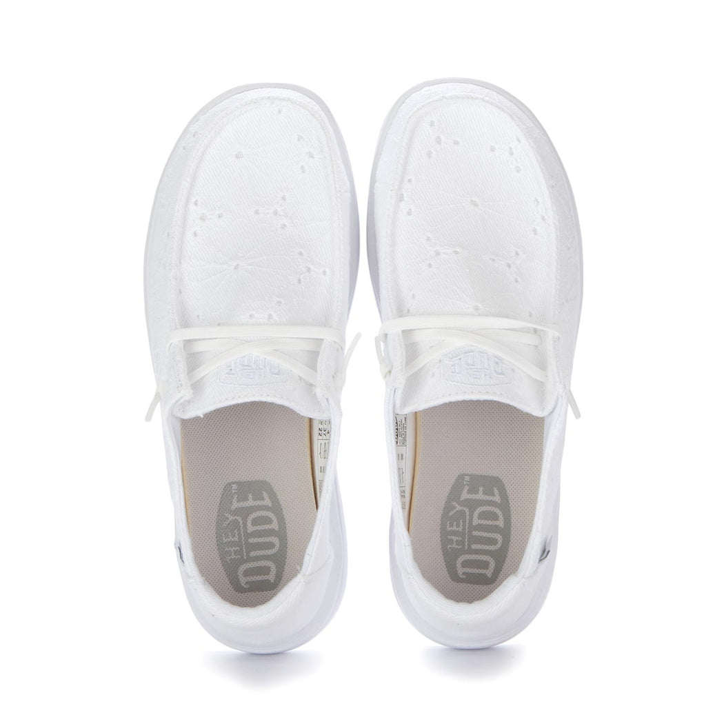 WENDY RISE EYELET  BIANCO