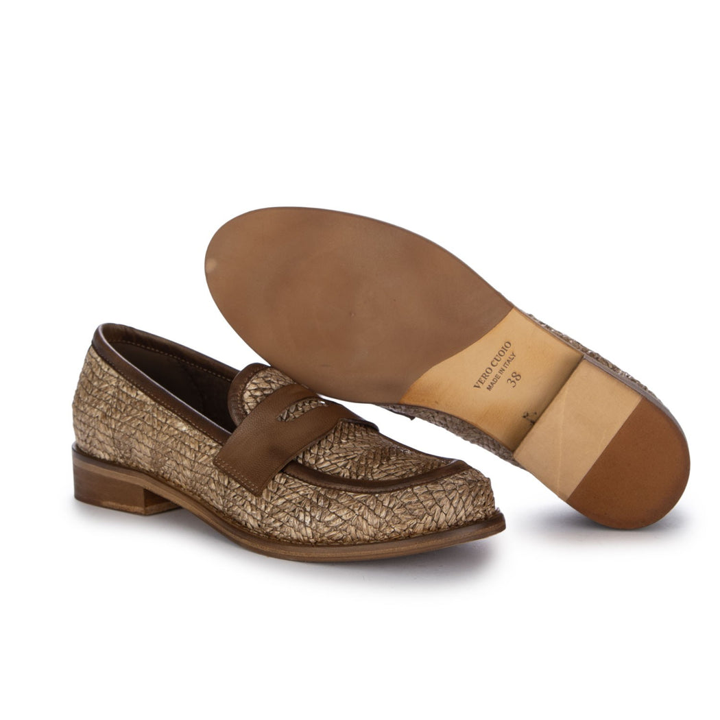 M303M31 RAFFIA  MARRONE