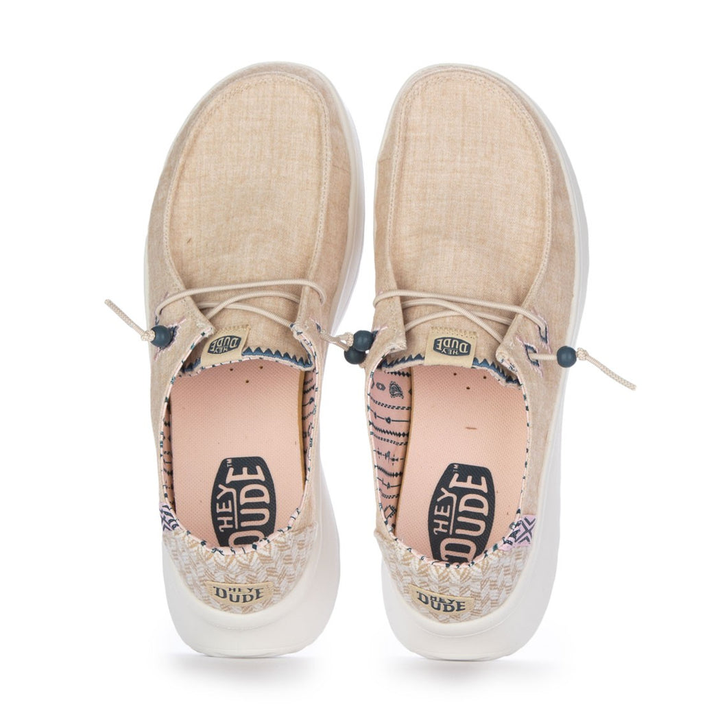 WENDY PEAK CHAMBRAY WOVEN  BEIGE