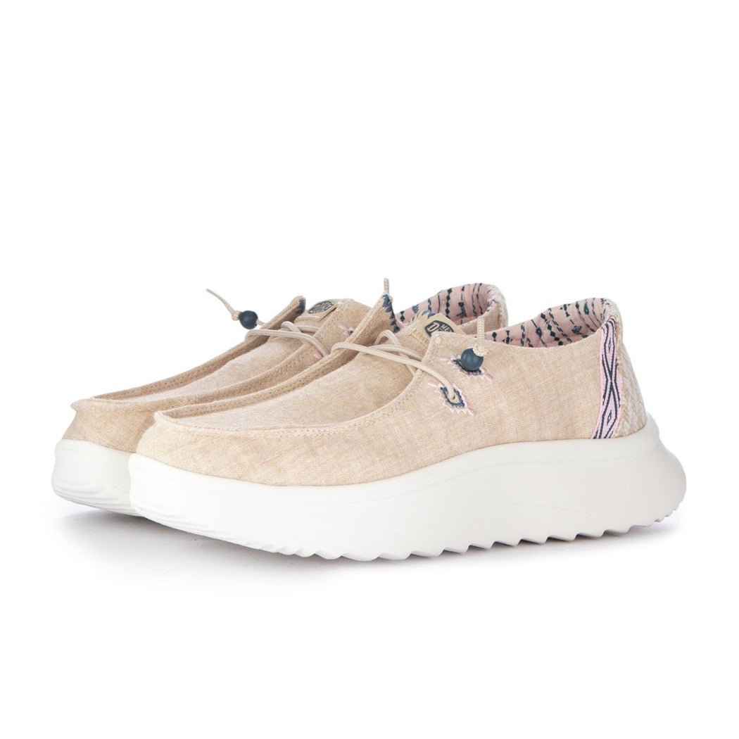 WENDY PEAK CHAMBRAY WOVEN  BEIGE