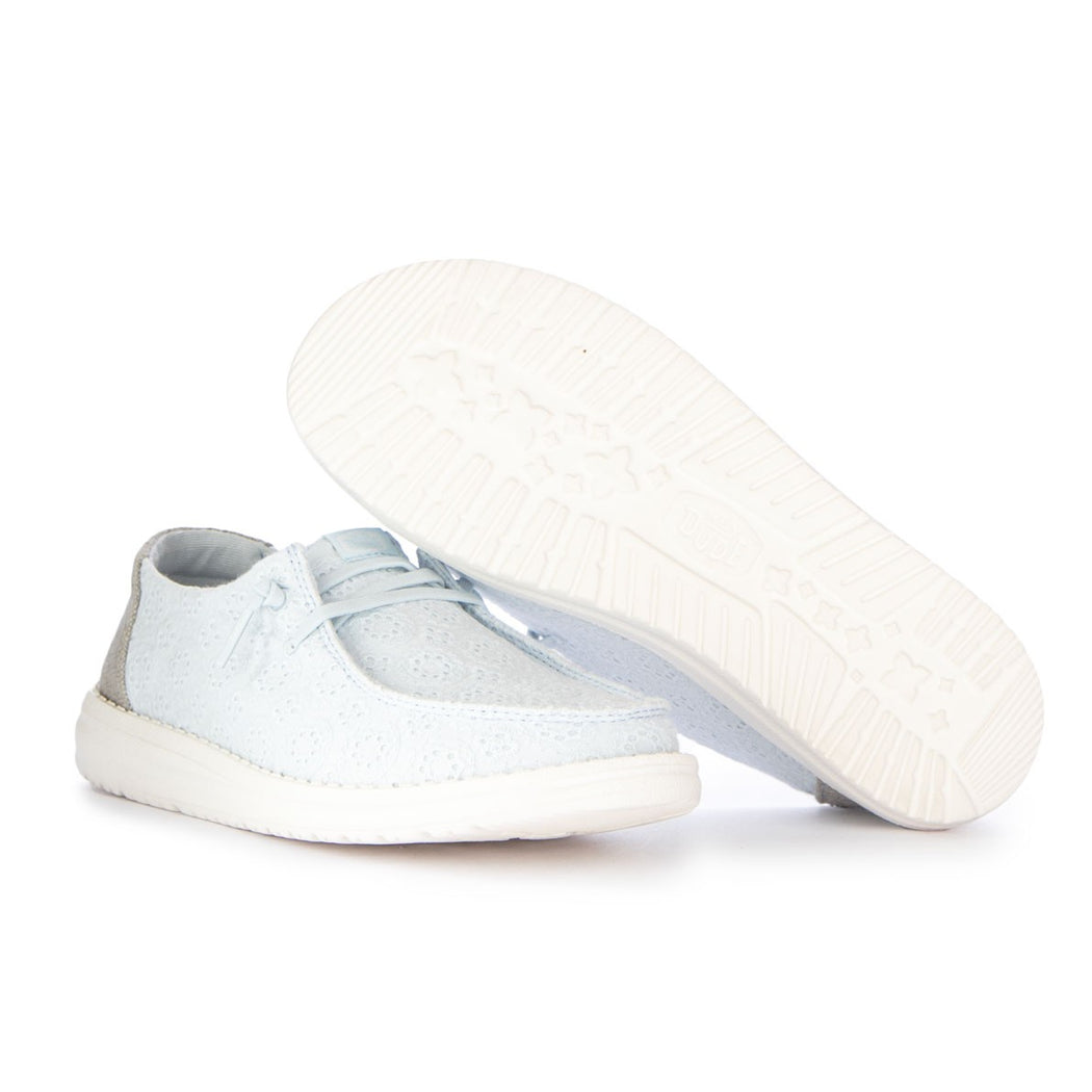 WENDY EYELET LACE  AZZURRO CHIARO