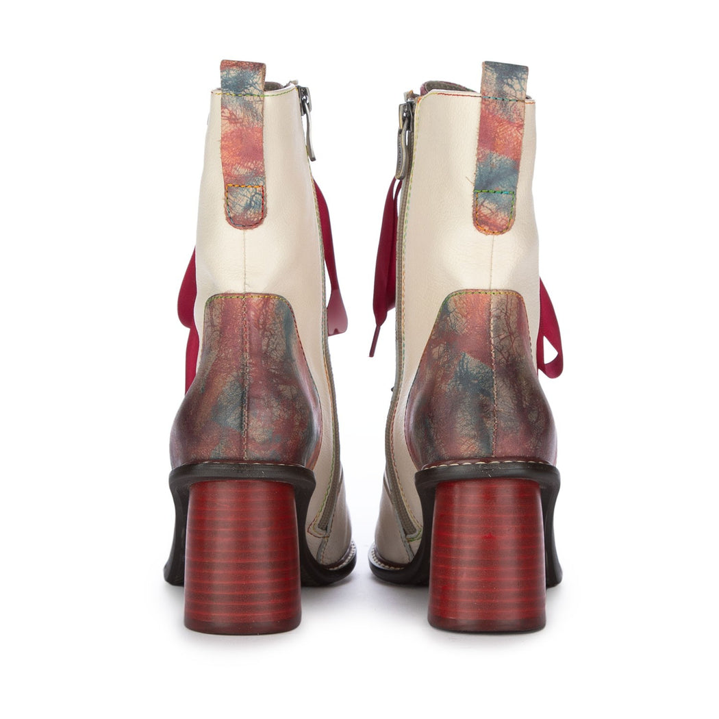 EVCAO 01E  BEIGE/ROSSO