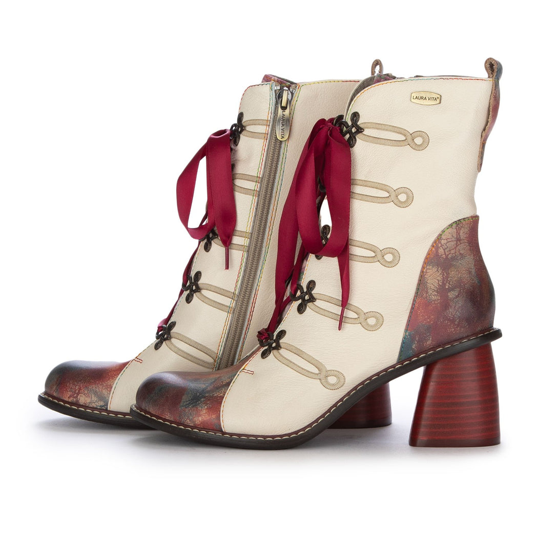 EVCAO 01E  BEIGE/ROSSO