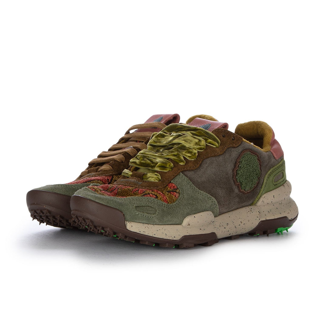 CHACRONA SUEDE KLIM GREEN  VERDE\MARRONE