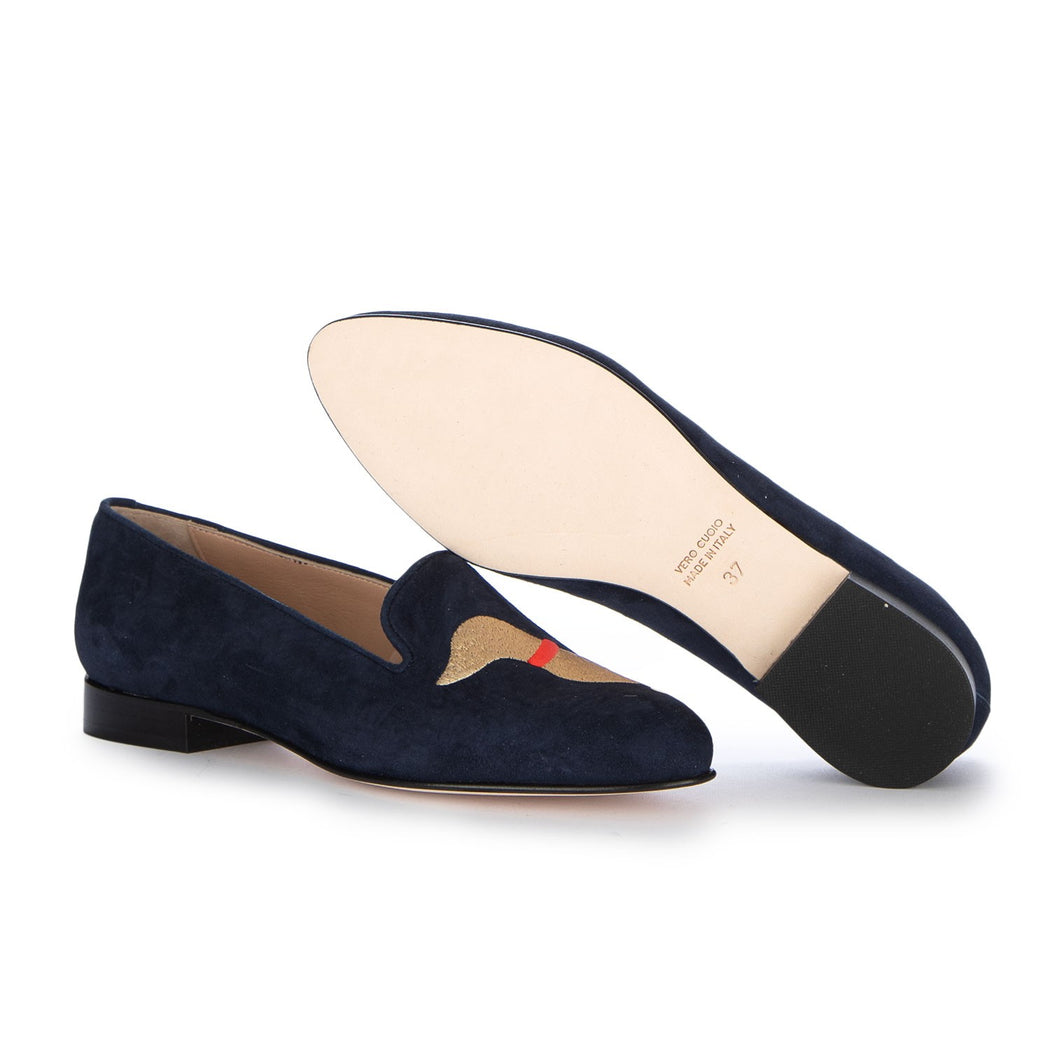 BASSOTTO CAMOSCIO  BLU