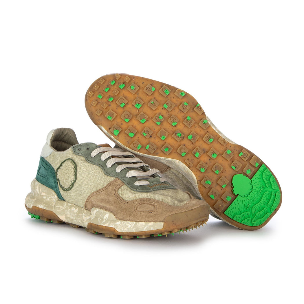 CHACRONA LINEN  VERDE/MARRONE