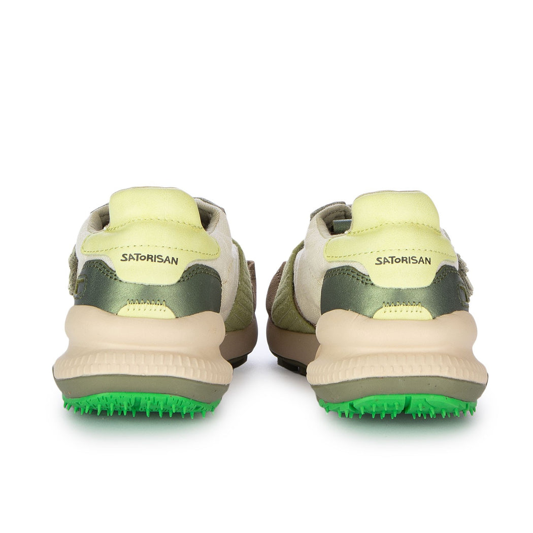 CHACRONA LINEN ELASTIC  BIANCO CREMA/VERDE/MARRONE