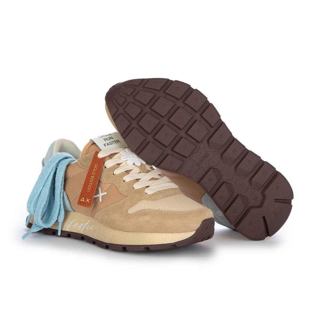B36207 ALLY VINTAGE  BEIGE/MARRONE