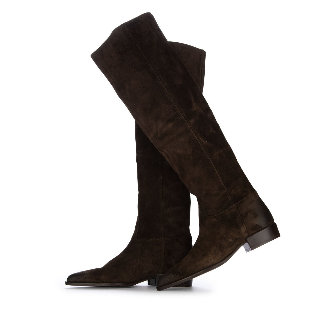 M1432M15-TA CASHMERE PALUDE  MARRONE
