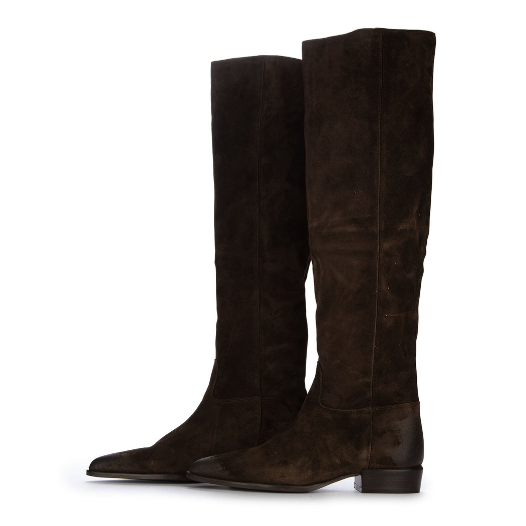 M1432M15-TA CASHMERE PALUDE  MARRONE