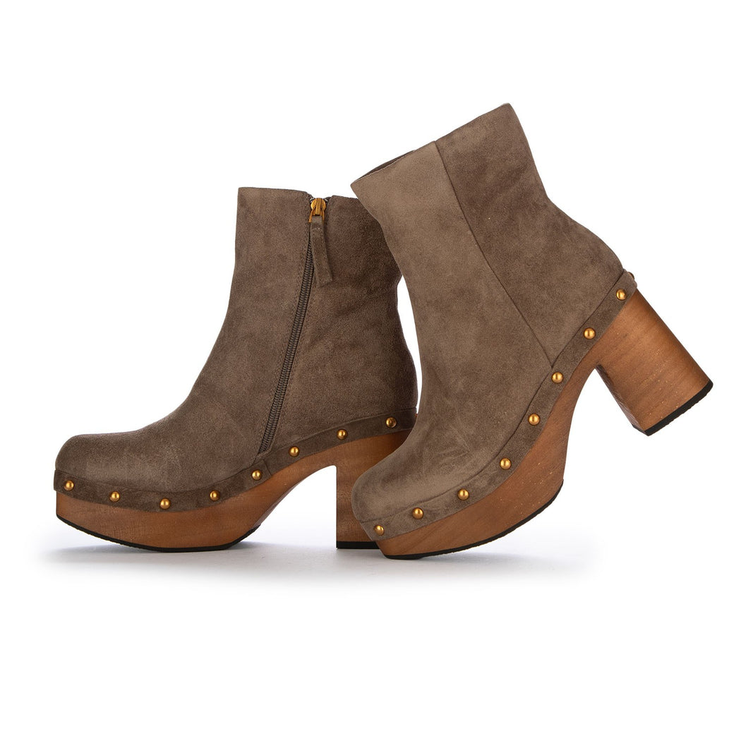 EVA-N1 SUEDE TAUPE  MARRONE