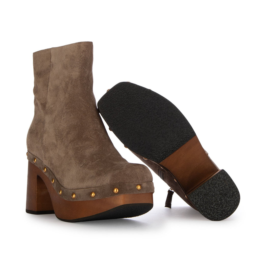 EVA-N1 SUEDE TAUPE  MARRONE