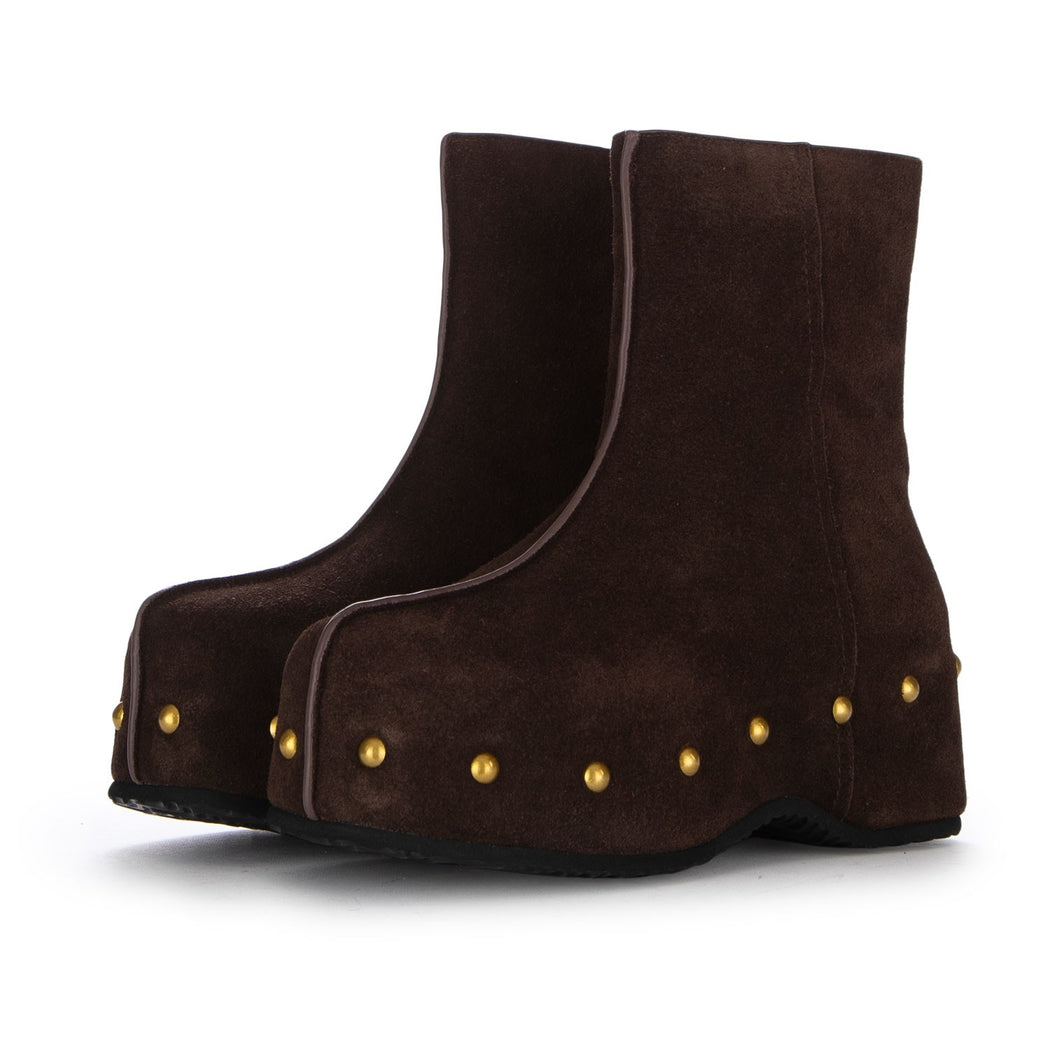 CAROLA-N3 SUEDE TDM  MARRONE