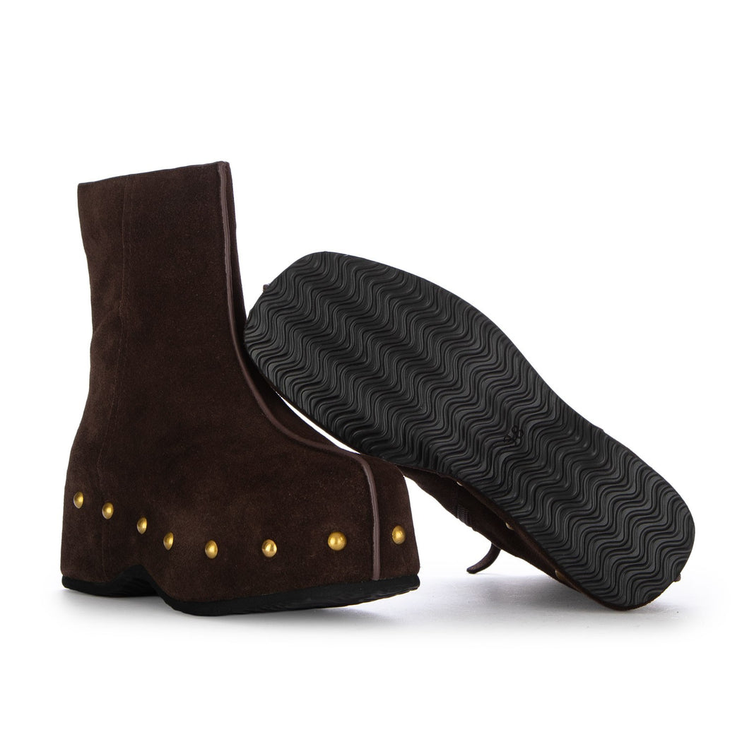 CAROLA-N3 SUEDE TDM  MARRONE