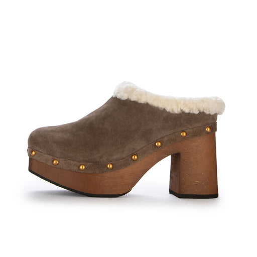 EVA-M1 SUEDE TAUPE  MARRONE