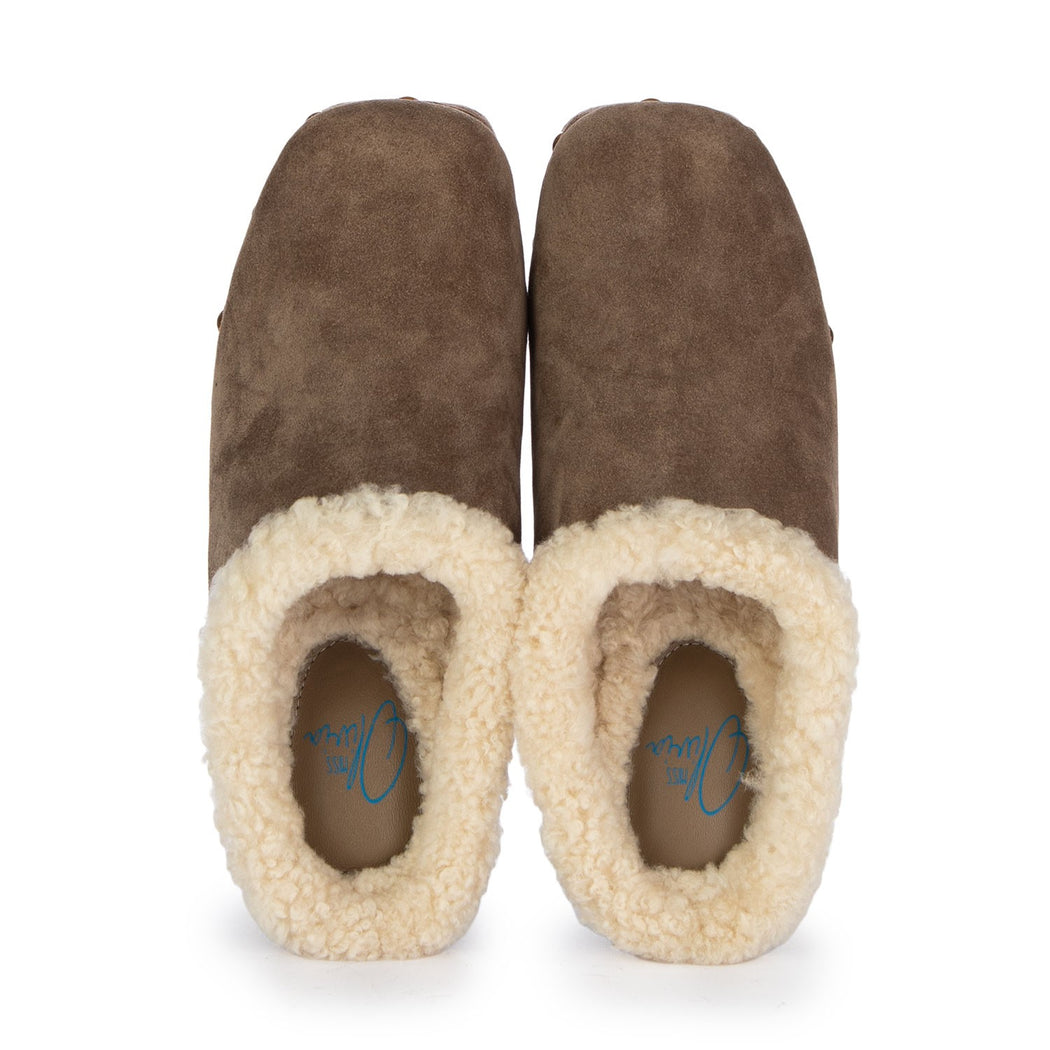 EVA-M1 SUEDE TAUPE  MARRONE