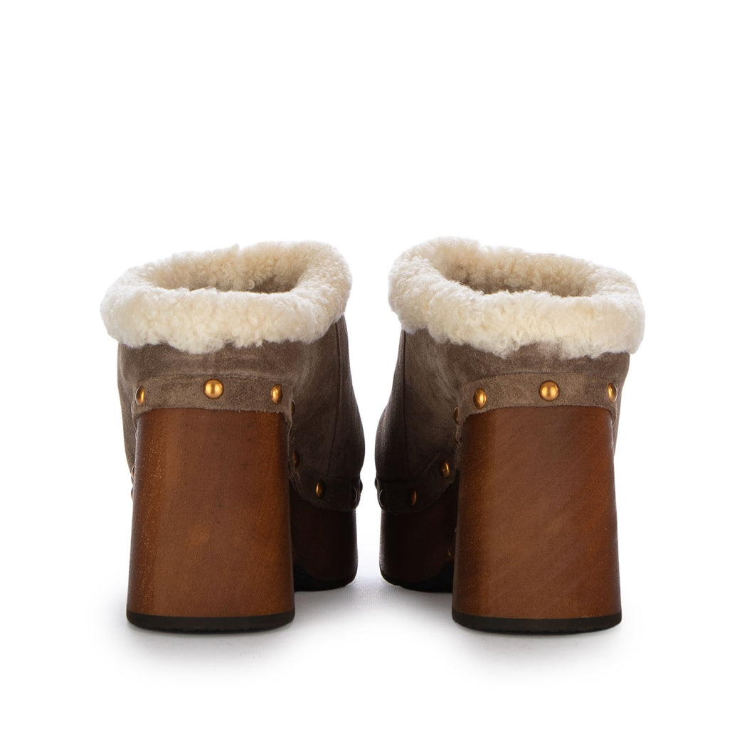 EVA-M1 SUEDE TAUPE  MARRONE