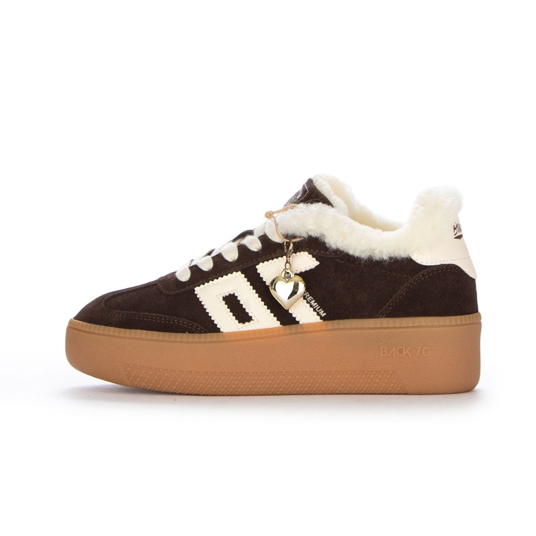 108055-000003 XXL SUEDE COFFE\BUTTER  MARRONE
