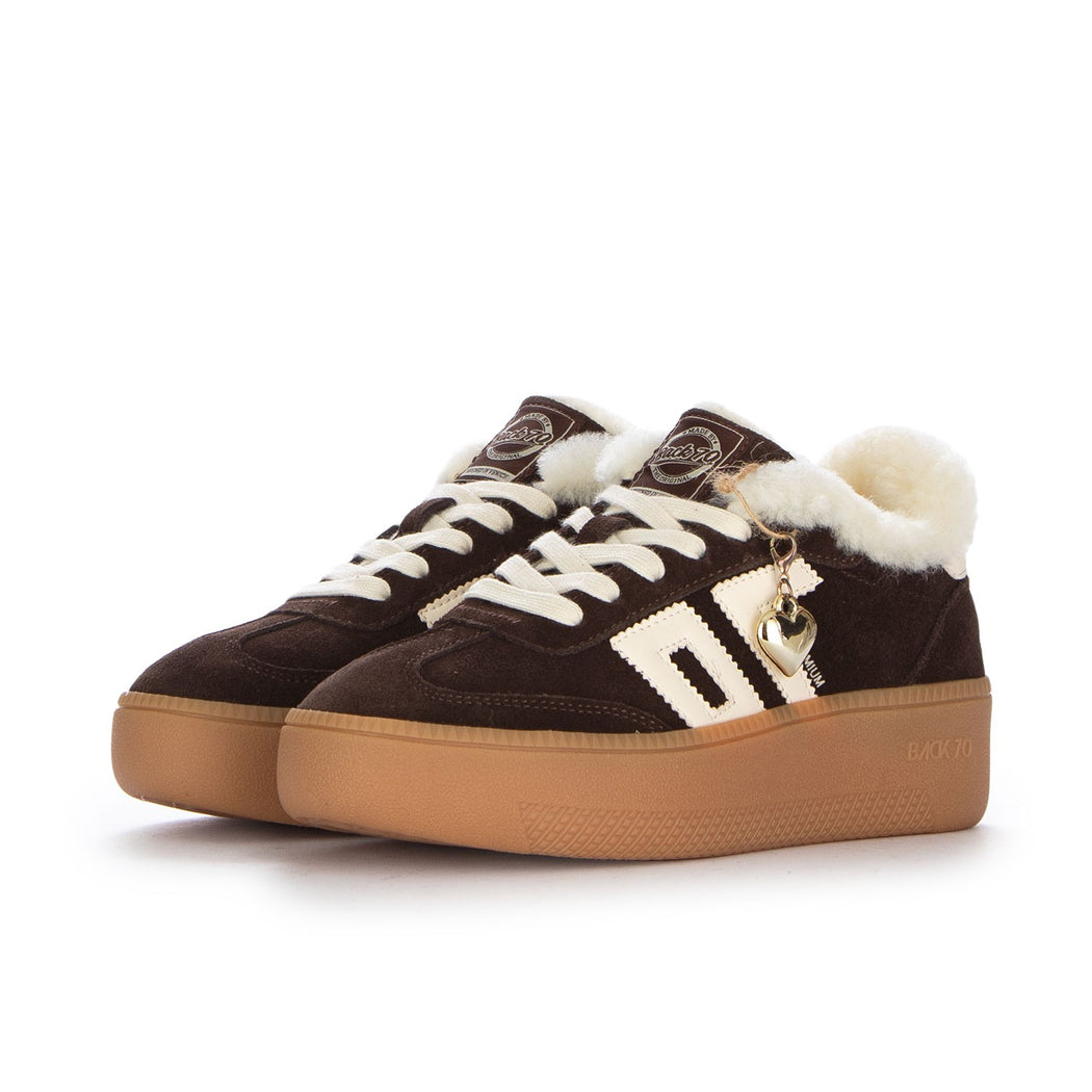 108055-000003 XXL SUEDE COFFE\BUTTER  MARRONE