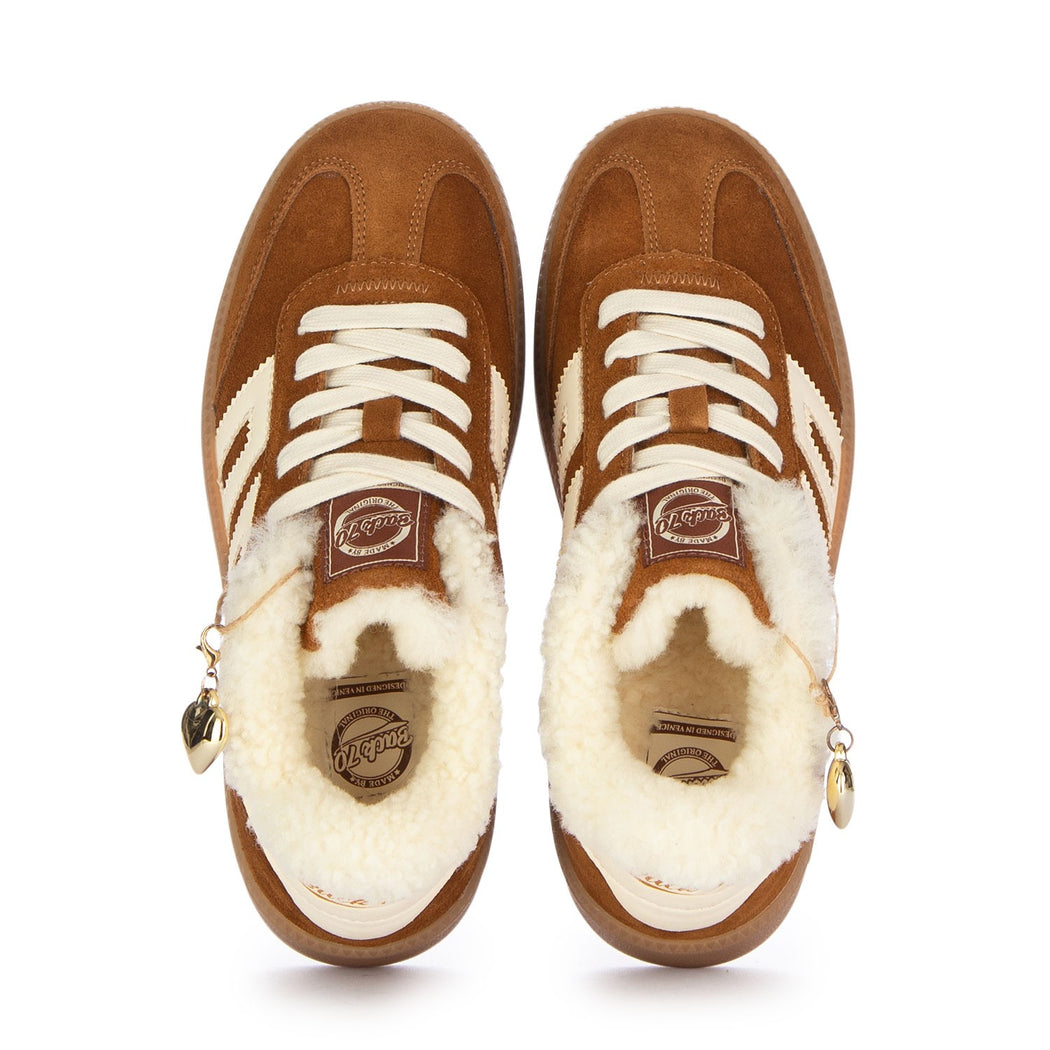 108055-000002 XXL SUEDE CUOIO\BUTTER  MARRONE