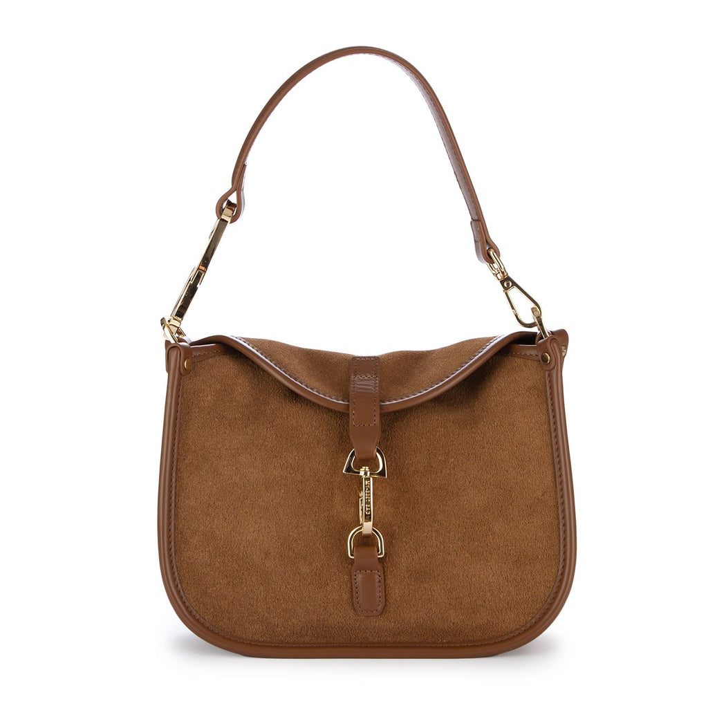 3015 ATENA HOBO CARPET SUEDE  MARRONE