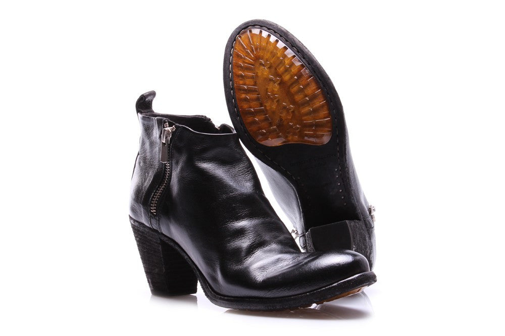 OFFICINE CREATIVE womens black leather Ankle boots 