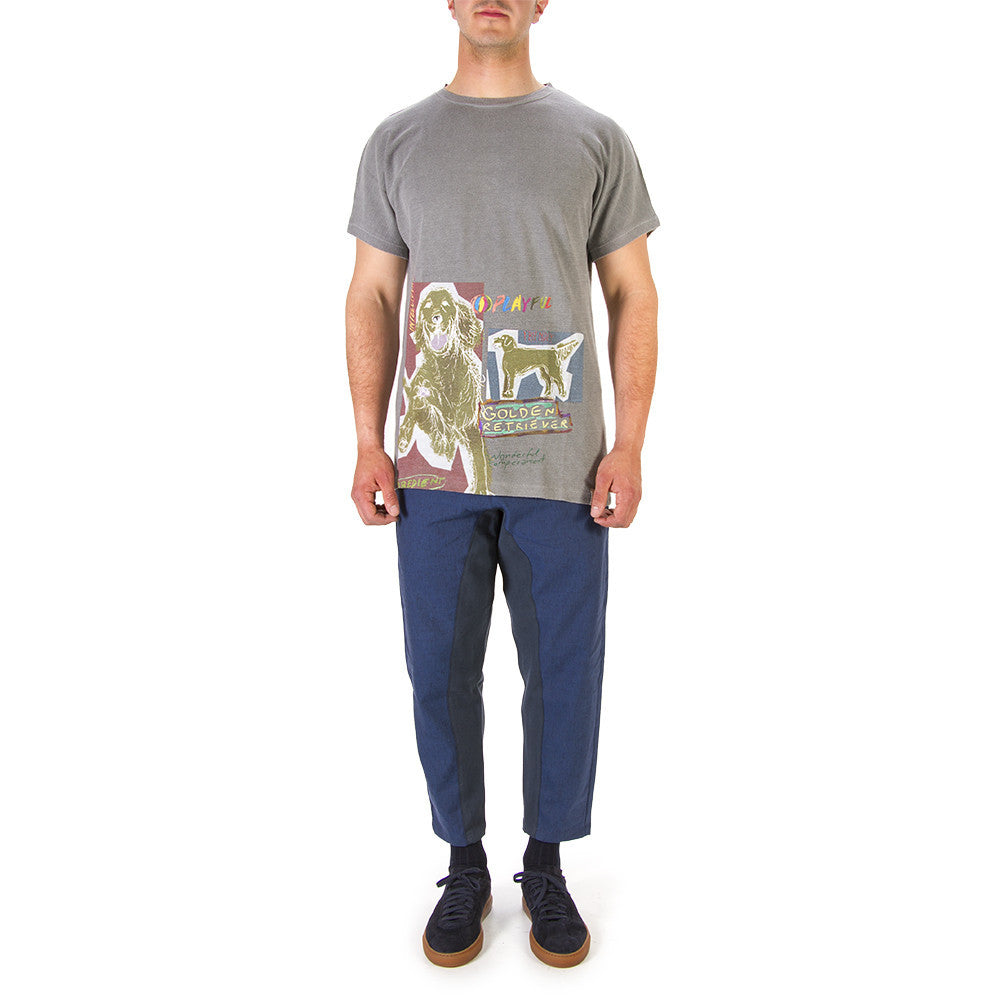 WRAD unisex grey T-shirt Golden retriever print