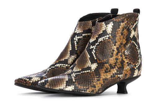 POESIE VENEZIANE Womens brown python print Boots 