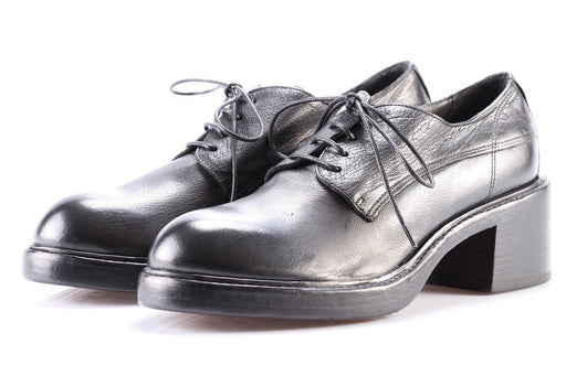 MOMA womens black calfskin Brouges 