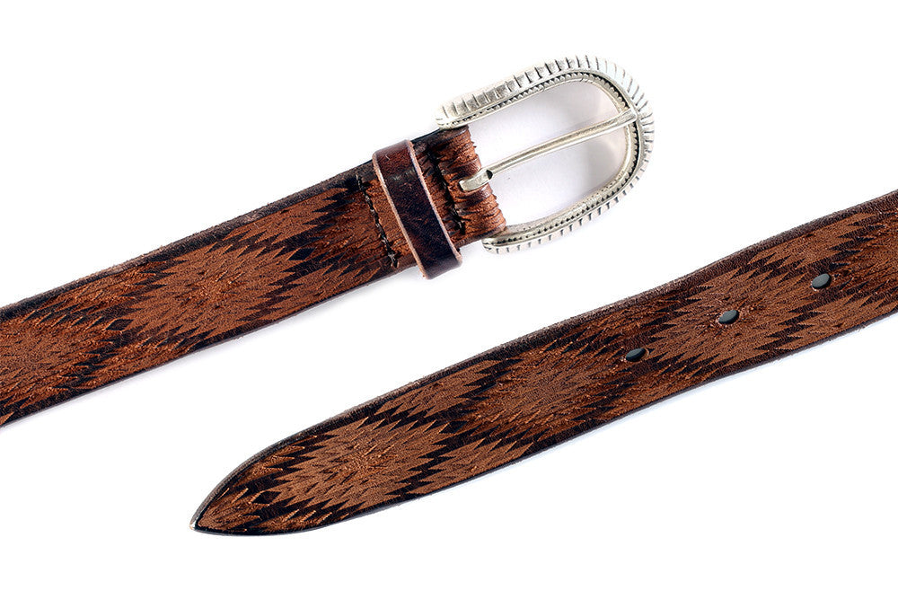 laser brown | ♥ MODEMOUR cut | leather Belt ORCIANI