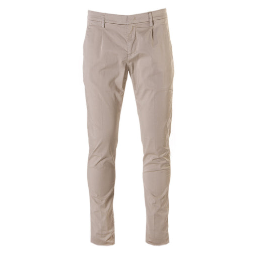 DONDUP mens sand beige "Gaubert" chino pants 