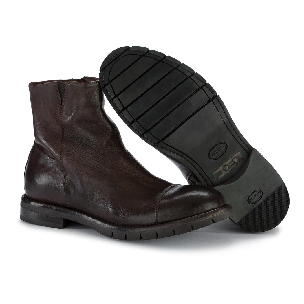 lemargo mens ankle boots teak brown
