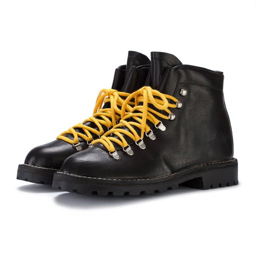 lerews mens ankle boots track mid black