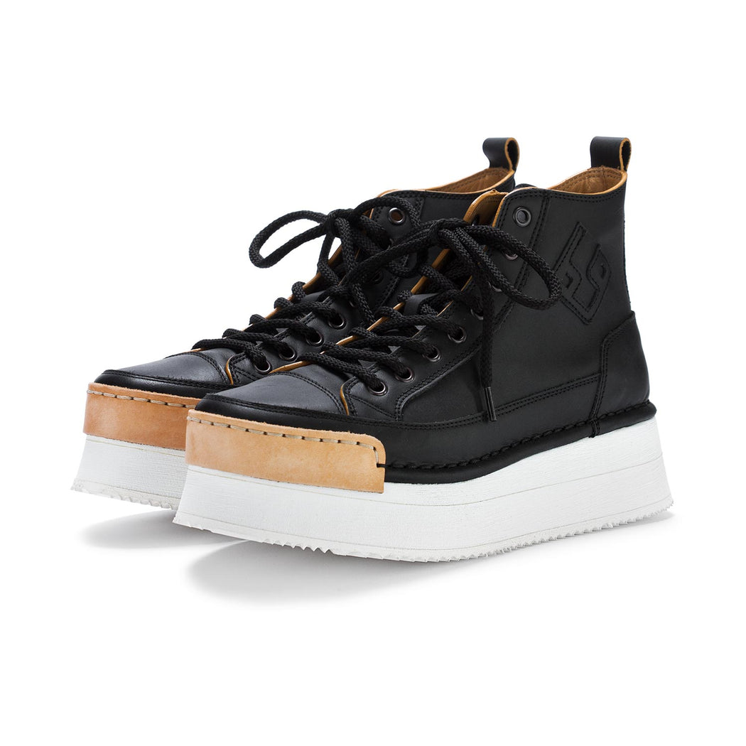 bng real shoes la prima high black