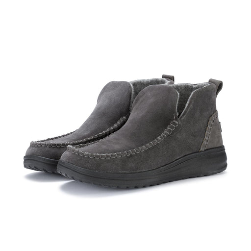 hey dude womens ankle boots denny grey
