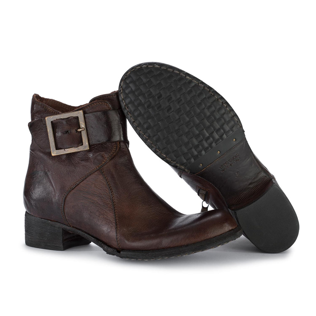 manovia 52 womens ankle boots brown