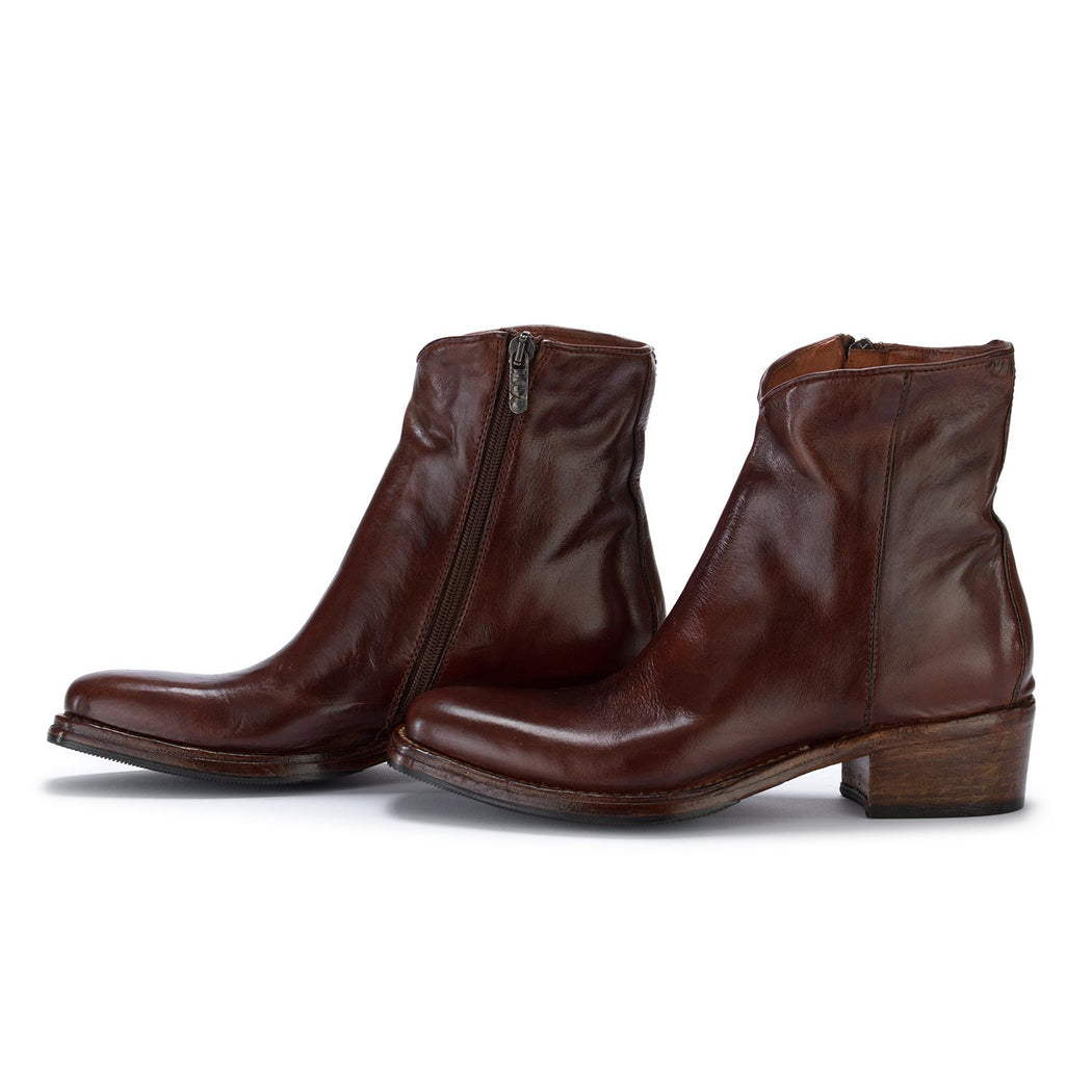 manovia52 womens ankle boots brown