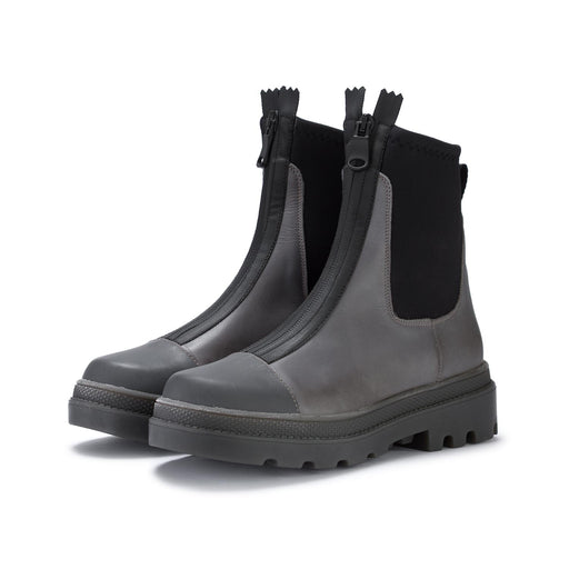 sofia len womens ankle boots grey black
