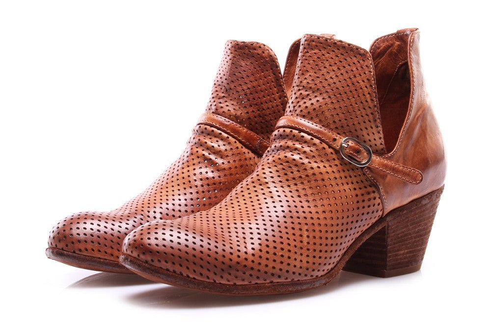 OFFICINE CREATIVE womens cognac brown Ankle boots 