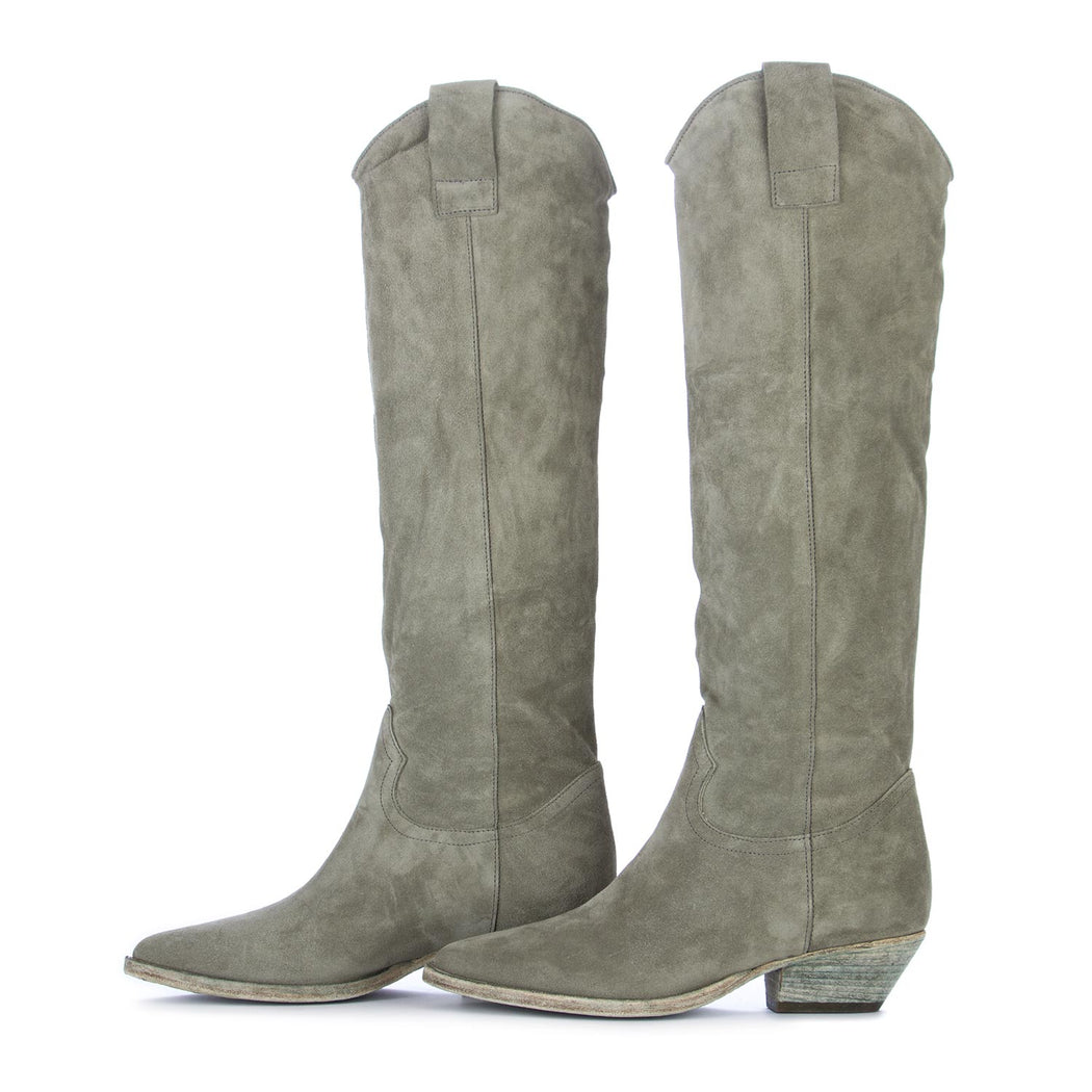 juice womens boots pale green