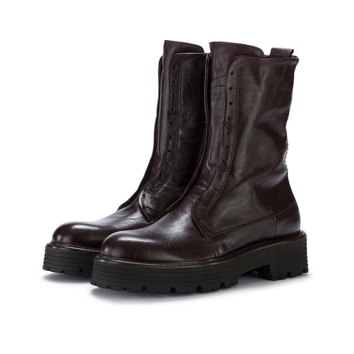 manovia52 womens boots dark brown