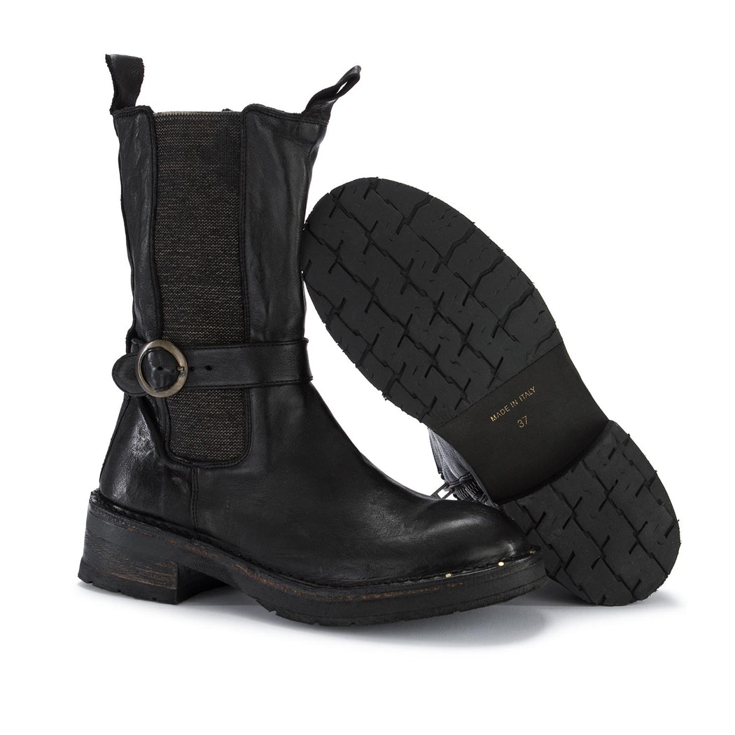 manufatto toscano womens boots black