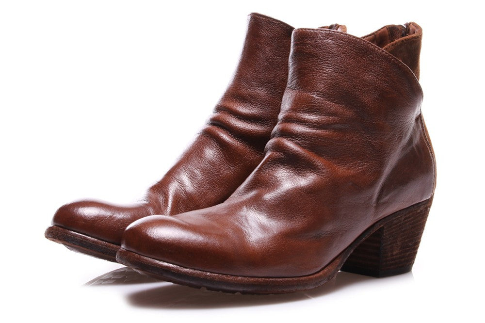OFFICINE CREATIVE womens brown leather Ankle boots 