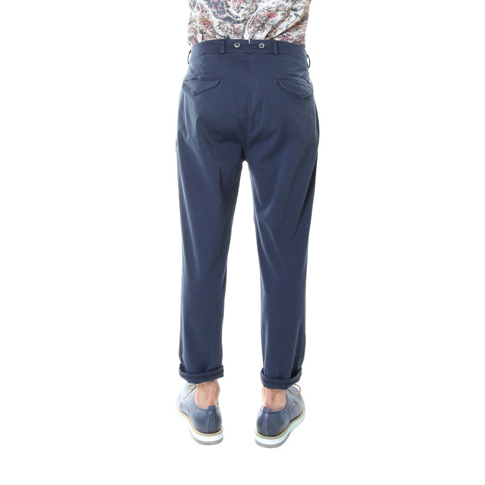 MASON'S mens blue avio cotton Chino pants 