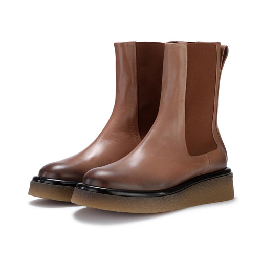 halmanera chelsea boots nora brown