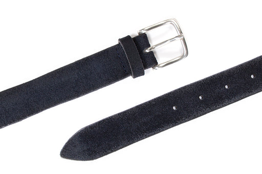 ORCIANI mens dark blue leather Belt 