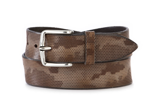 ORCIANI mens grey brown Belts camouflage 